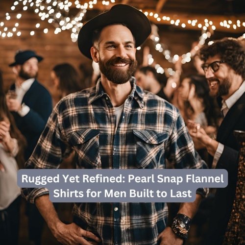 Rugged Yet Refined Pearl Snap Flannel Shirts for Men Built to Last